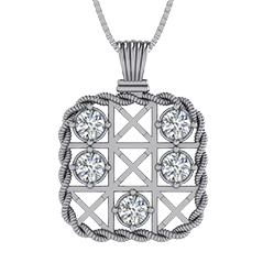 Horseshoe Dancing Stone Necklace